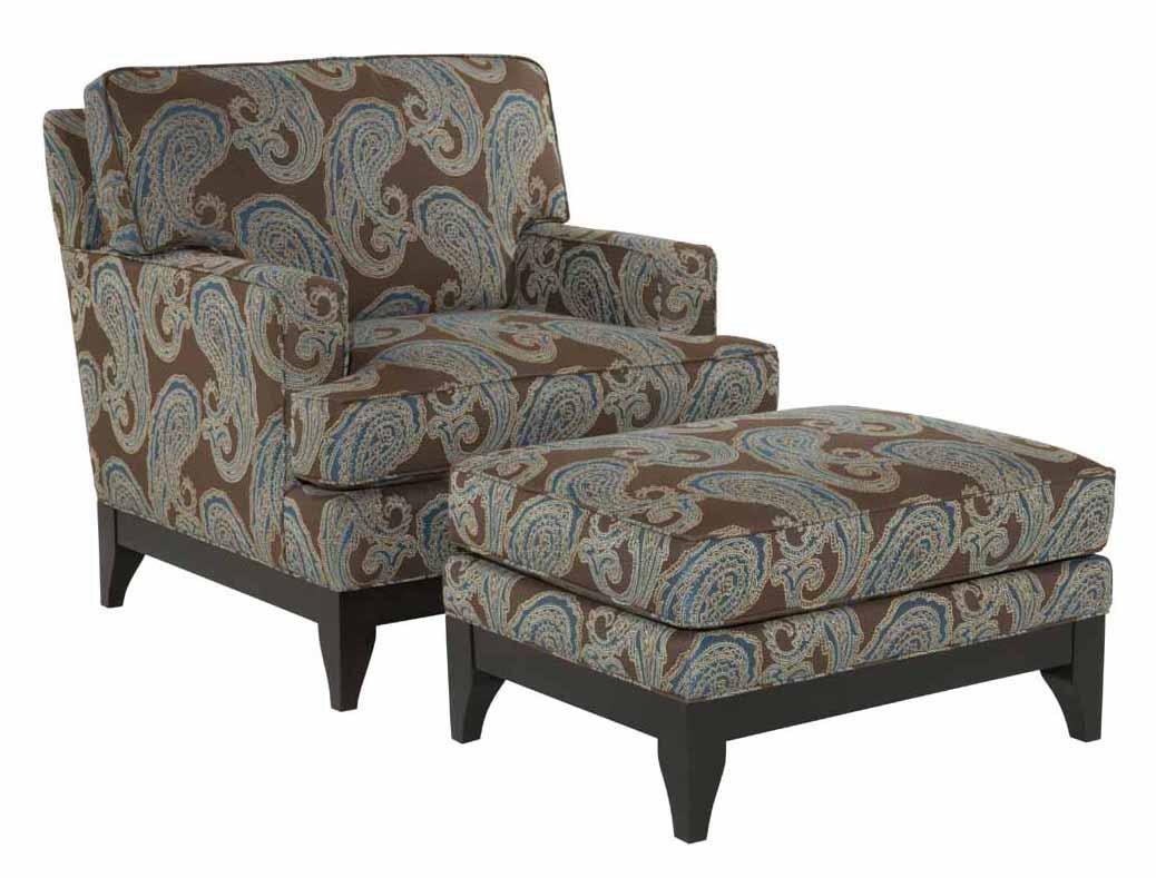 Kincaid Furniture Alston 62984 Tapered Wooden Leg Chair Becker